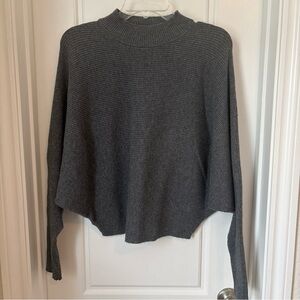 Zara Charcoal Batwing Dolman Sleeve Sweater